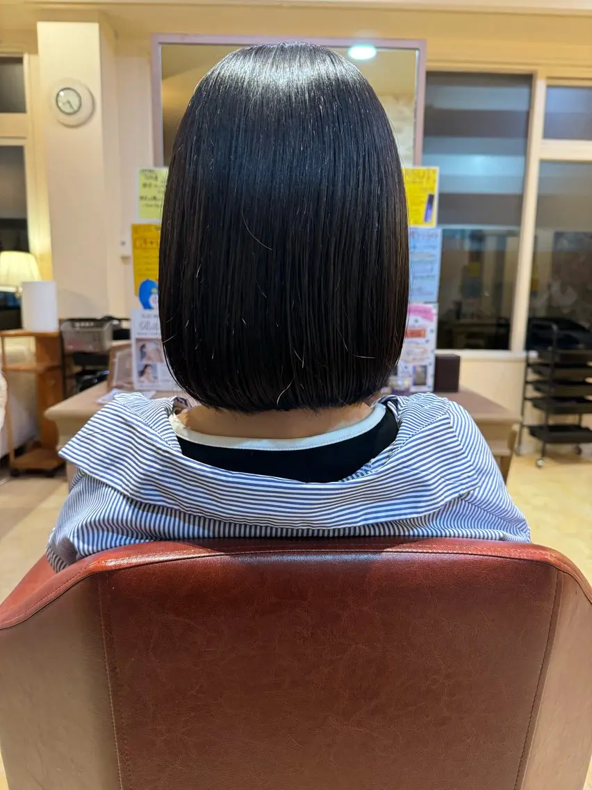 ぱつんとボブの写真
