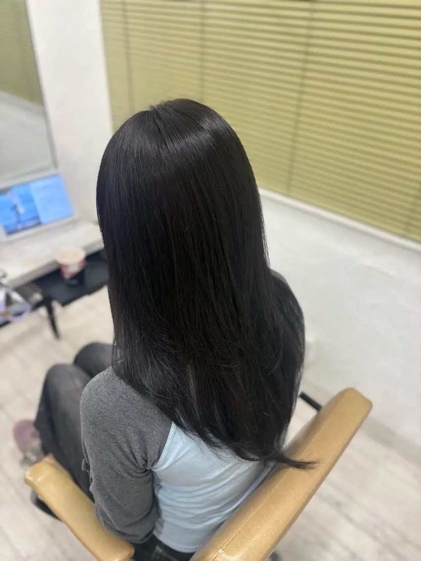 ロング カラー カット ヘアカラー トリートメント 暖色系カラー/ピンク Ririi🎀のヘアスタイル
