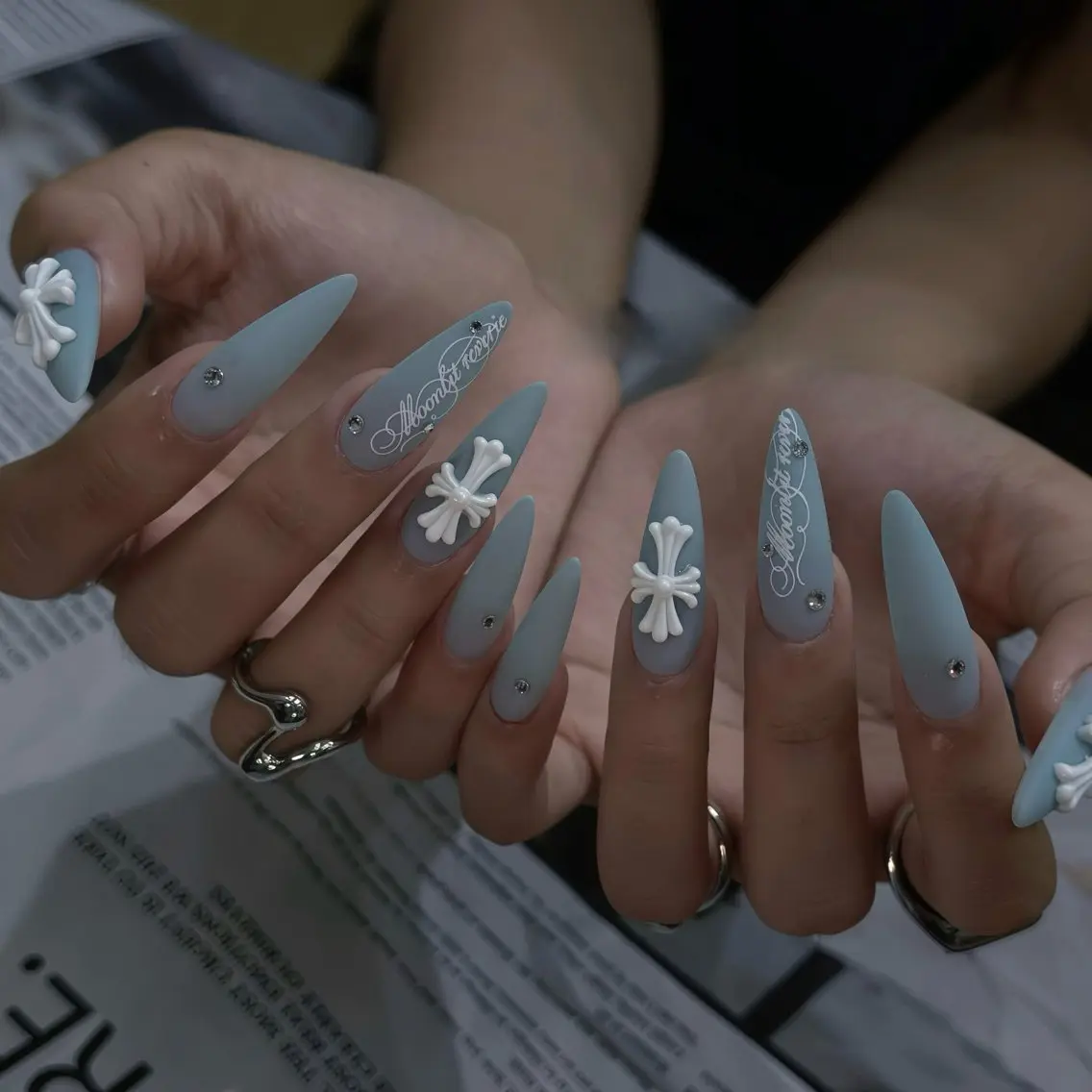 ネイル アートネイル ボルドー フレンチネイル ジェルネイル 氷ネイル・うるうるネイル ハンドネイル Julie NailSalonのネイルデザイン