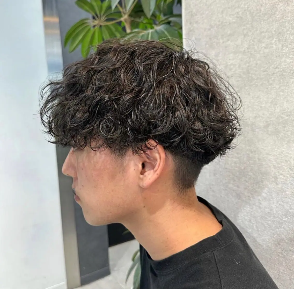 ショート カラー パーマ メンズ カット パーマ 🔥メンズ 特化🔥菊水皐暉🔥のヘアスタイル