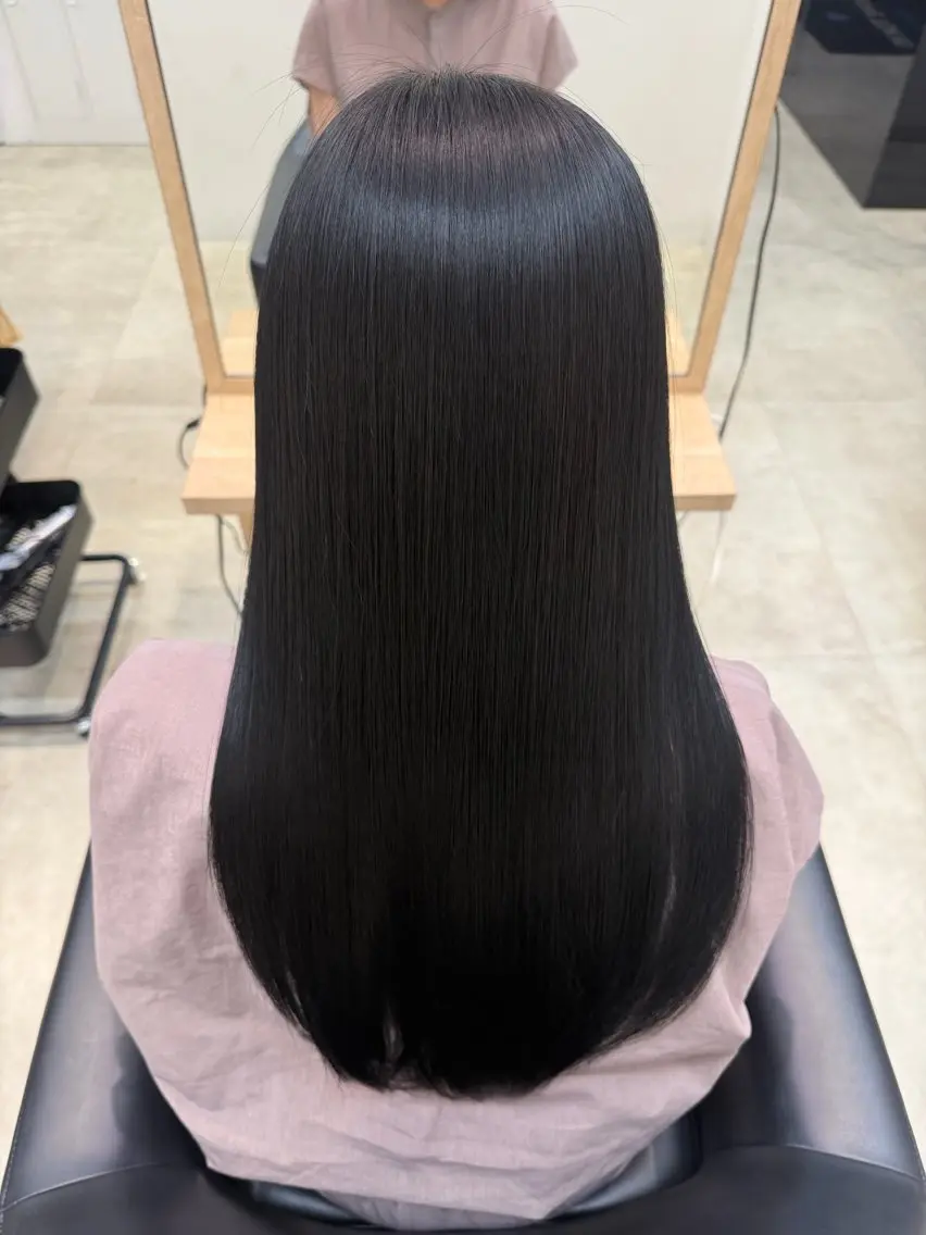 ロング トリートメント トリートメント 岩本 達のヘアスタイル