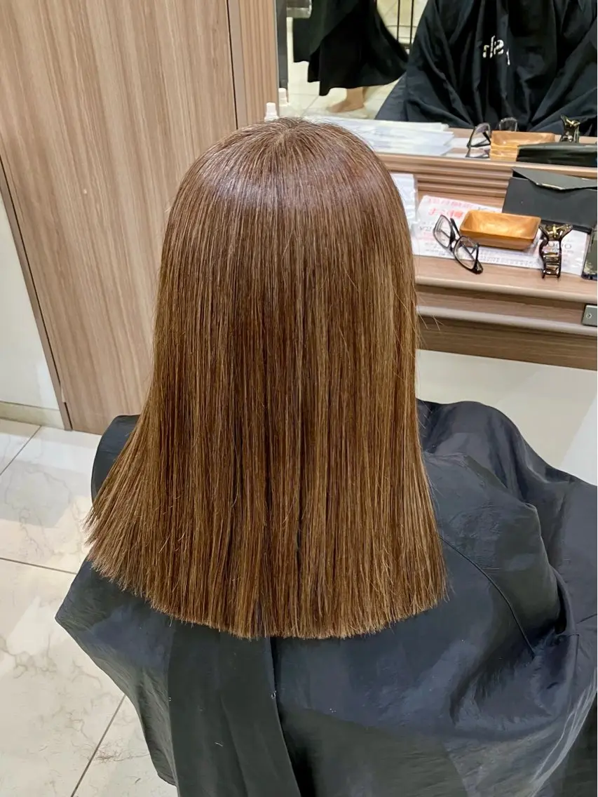 ロング カラー 髪質改善 トリートメント ☂️Ash 新杉田☂️山本のヘアスタイル