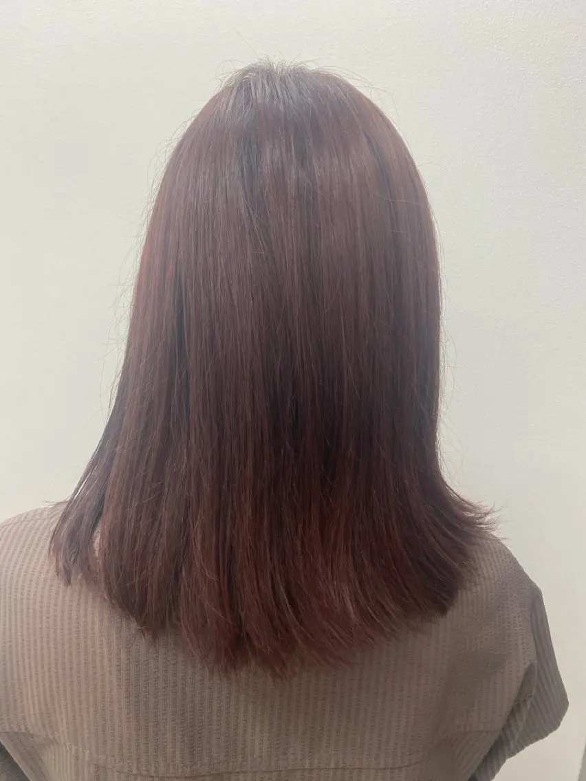 カラー ベージュカラー ブリーチ 透明感カラー ピンクカラー ピンクベージュ カット ヘアカラー トリートメント 馬渕 由梨のヘアスタイル