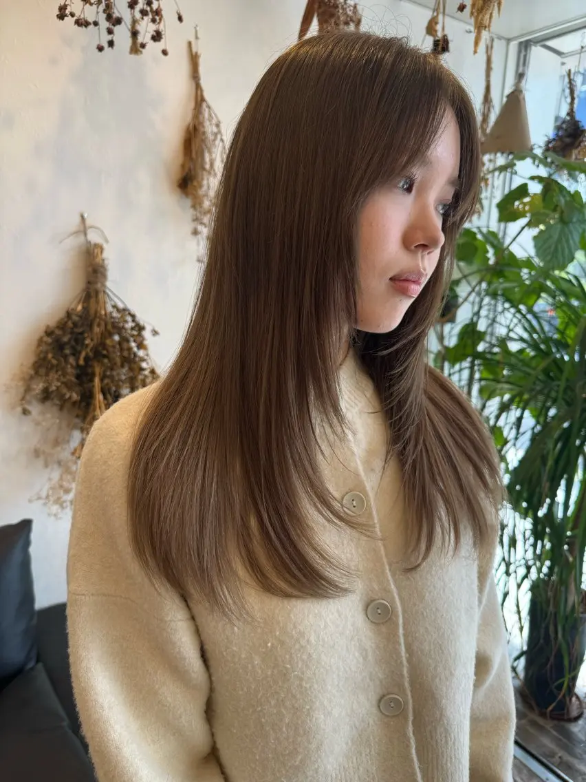 ロング カラー レイヤーカット カット ヘアカラー トリートメント m ā l o.🌷 サカモトマイコのヘアスタイル
