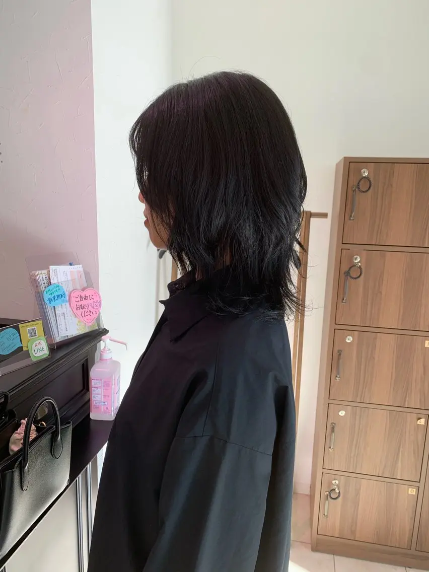 セミロング カット ヘアカラー トリートメント 小椋 亜未のヘアスタイル