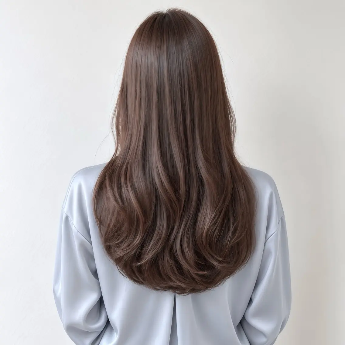 ロング カラー ロングレイヤー ブラウンカラー ココアブラウン レイヤーカット ロング カット ヘアカラー トリートメント 銀座/モテ🤍垢抜け レイヤー/ナナコのヘアスタイル
