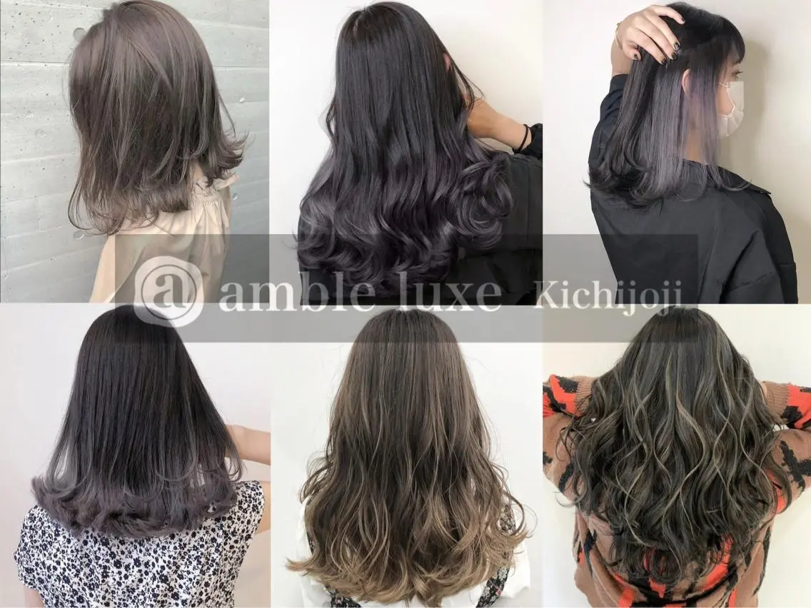ミディアム カラー パーマ ヘアアレンジ 【公式】amble luxe池袋東口🩷のヘアスタイル