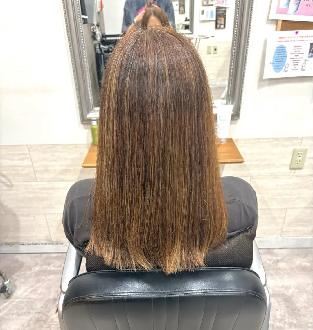 ロング 堀川 希歩のヘアスタイル