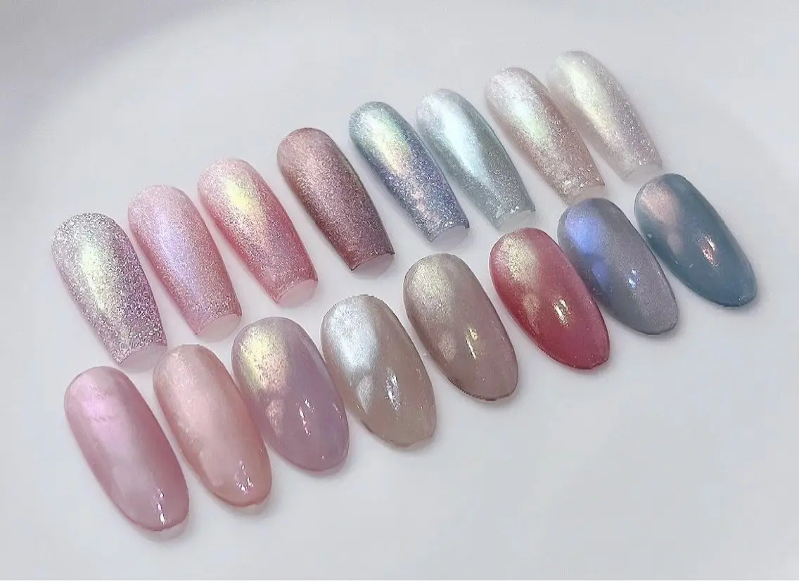 ネイル オーロラネイル マグネットネイル NAILR rina 🎀ིྀ恵比寿のネイルデザイン