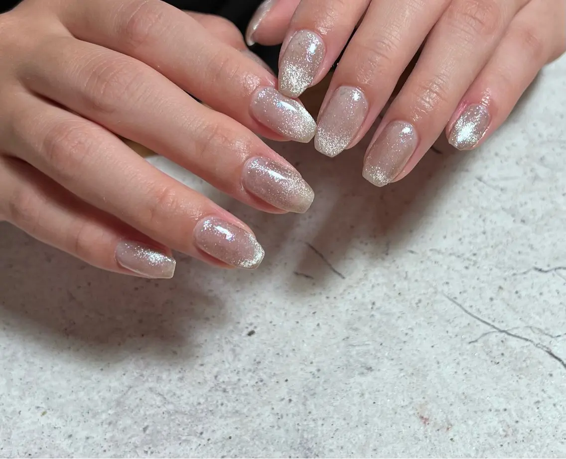 ネイル マグネットネイル マグネットワンカラー ワンカラーネイル charmant nailのネイルデザイン