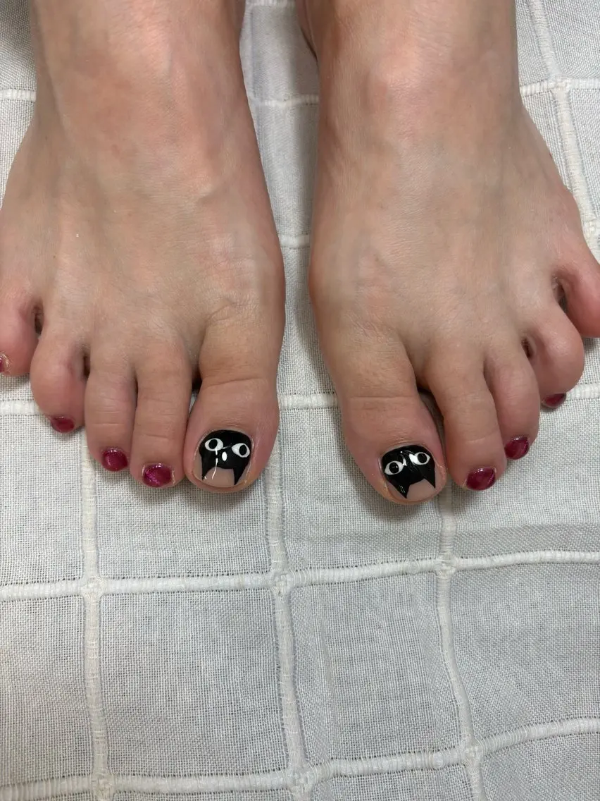 ネイル フットネイル FlyingSeep 🫧Kaho🍒💟のネイルデザイン