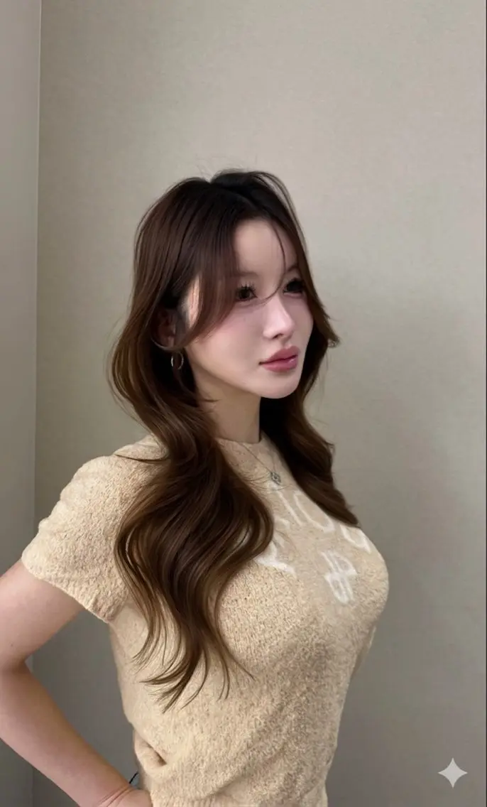 ロング カラー 𝐜𝐨𝐚 𝐦𝐨𝐦𝐨𝐞のヘアスタイル