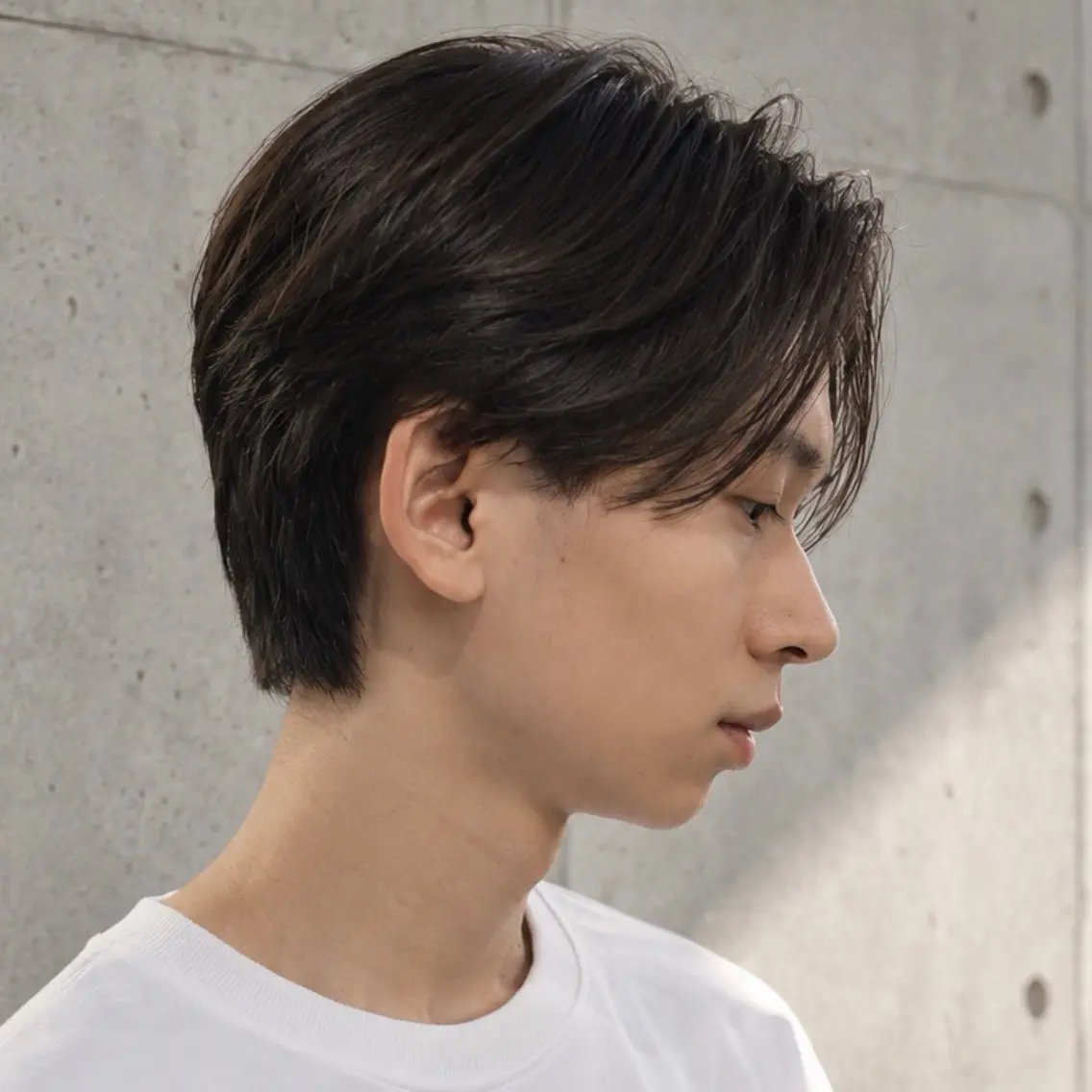 ショート メンズ センターパート センターパート/ニ ュアンスパーマのヘアスタイル