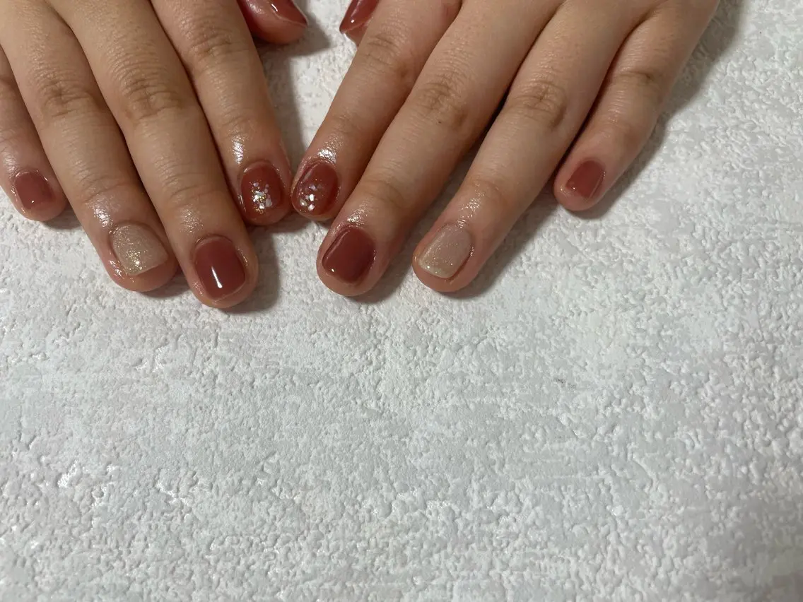 ネイル ジェルネイル 韓国ネイル メンズネイル パラジェル シンプルネイル kiki nail たまプラーザのネイルデザイン