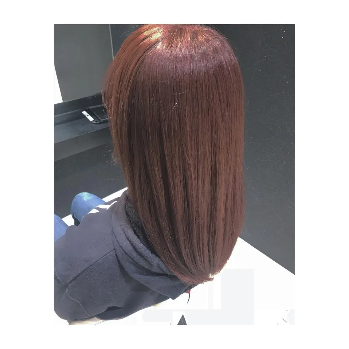 セミロング カラー 中野 竜介のヘアスタイル