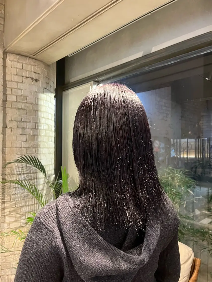 セミロング カラー ヘアカラー ボブカットモデル募集 🌟hana🦖のヘアスタイル