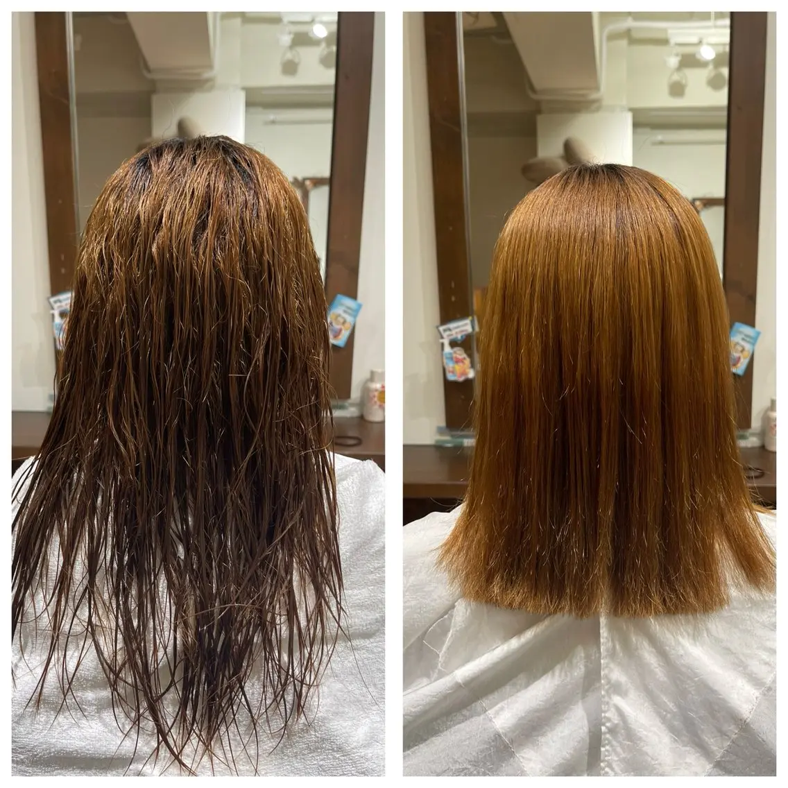 ミディアム 縮毛矯正 縮毛矯正 テライ ケイショウのヘアスタイル