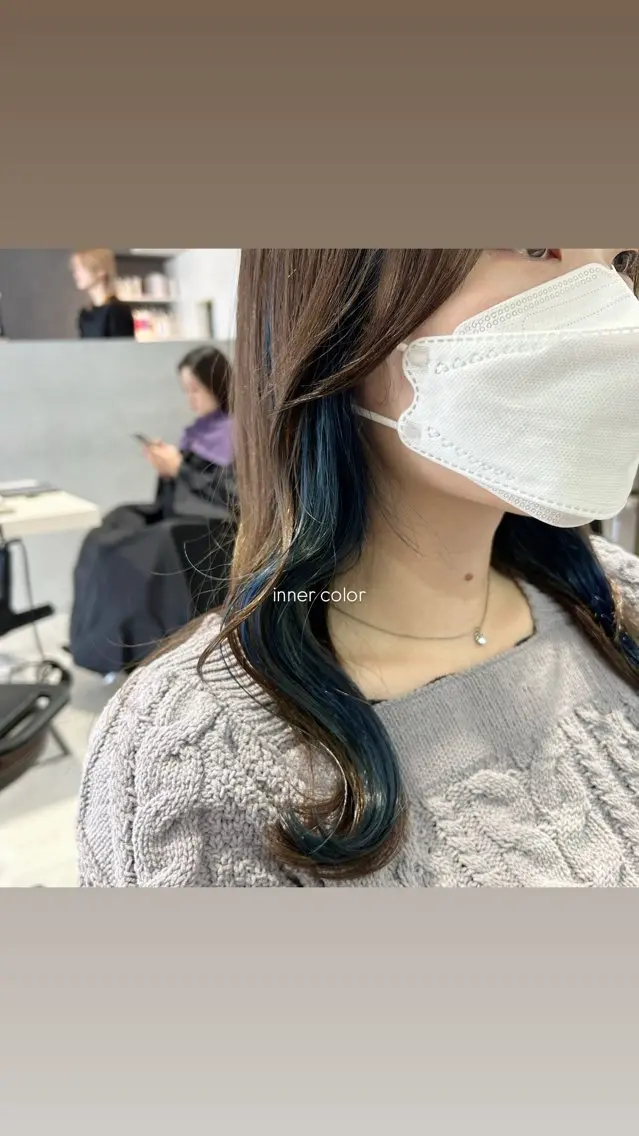 ミディアム beleef mel meiのヘアスタイル