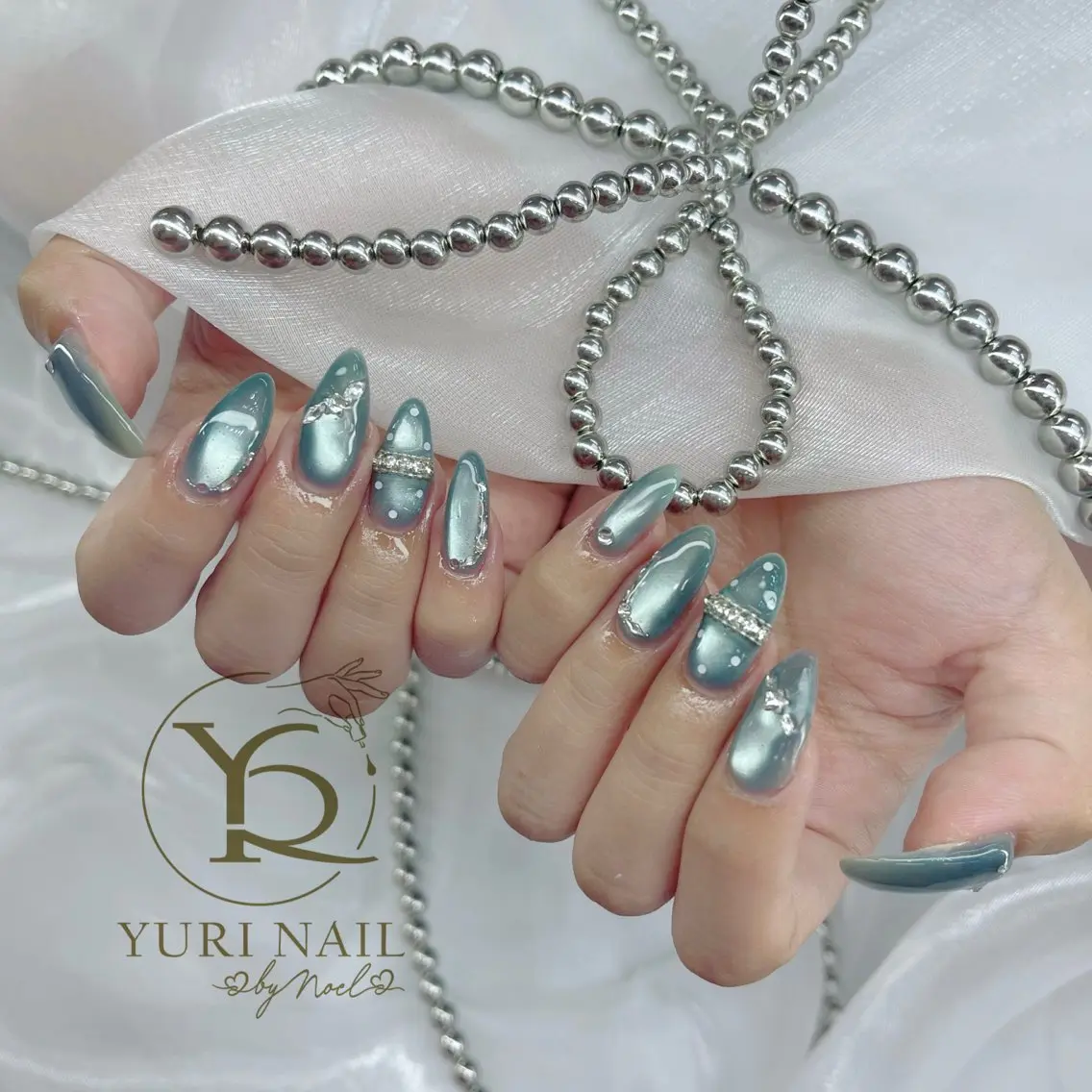 ネイル チークネイル フットネイル フレンチネイル グラデーション キラキラネイル ハンドネイル フットネイル ハンドケア YURI Nail Funabashiのネイルデザイン
