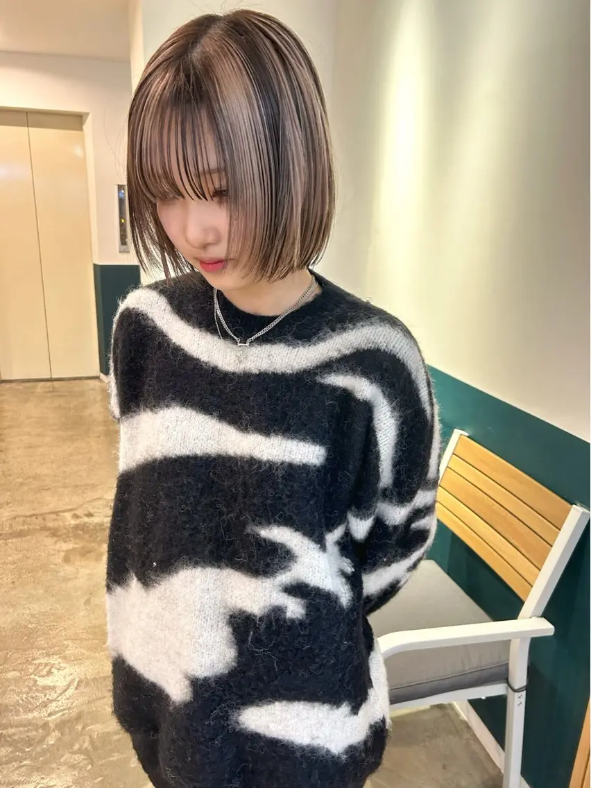 ハイライト,インナーカラー ,フェイスフレイミング…🫧の写真