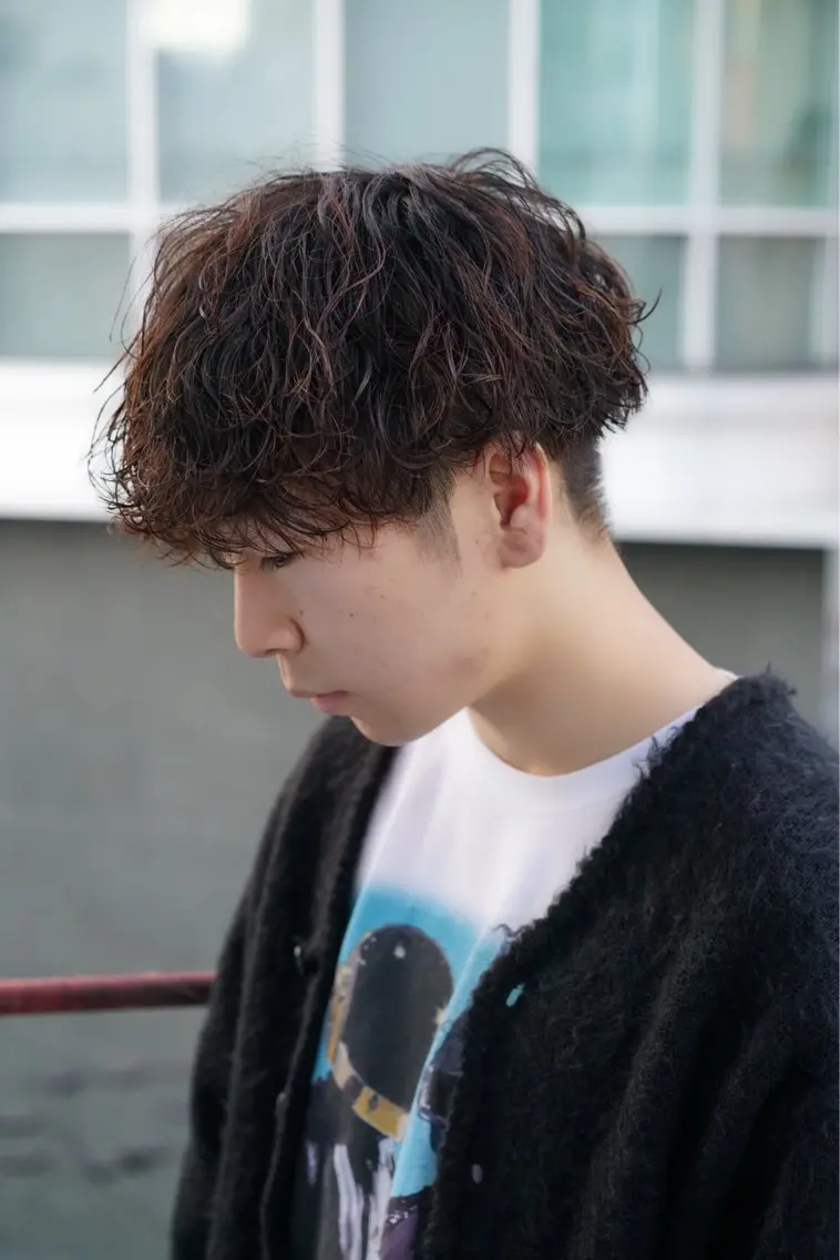 再来【メンズパーマ+カット 】の写真
