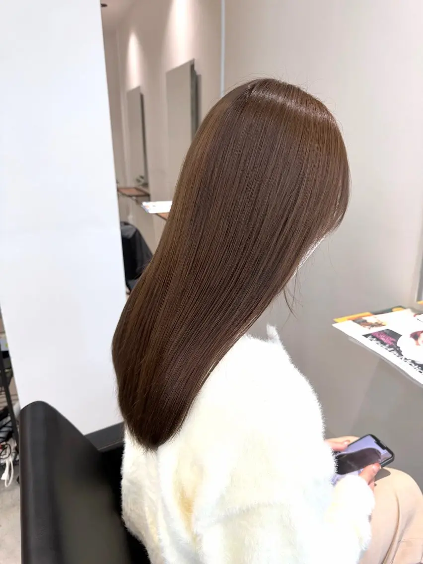 【ミニモ限定🌿】カット+ブリーチなしダブルカラー✨の写真