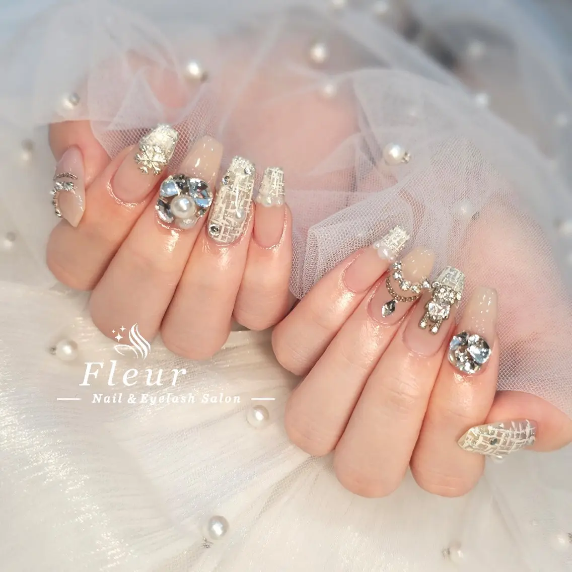 ネイル ハンドネイル nail&eye ♡Fleur♡のネイルデザイン