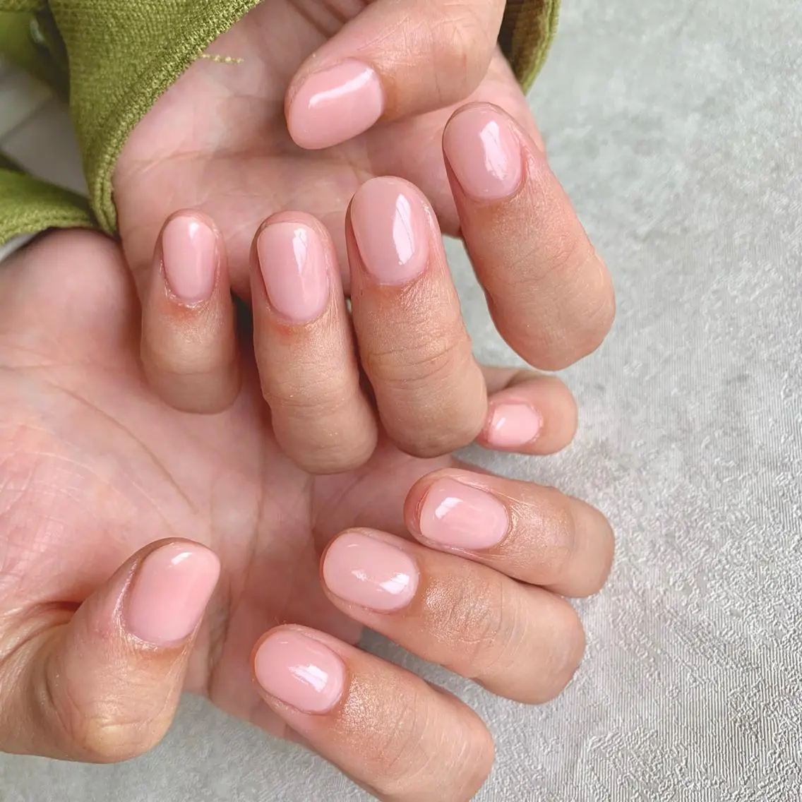 ショート gypsophila 野村のネイルデザイン
