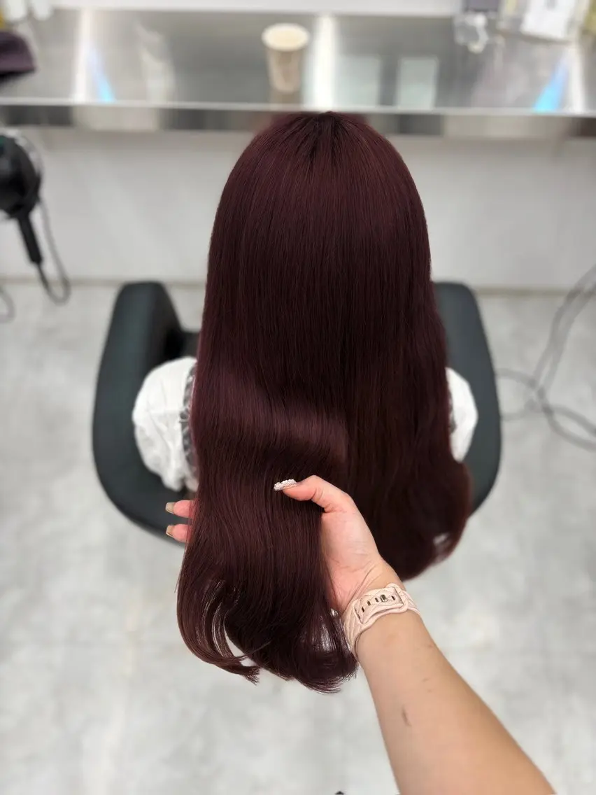 ロング カラー ヘアアレンジ ヘアカラー ヘッドスパ ヘアセット 🫧🎀うる艶暖色 🏹Nanako🎀のヘアスタイル