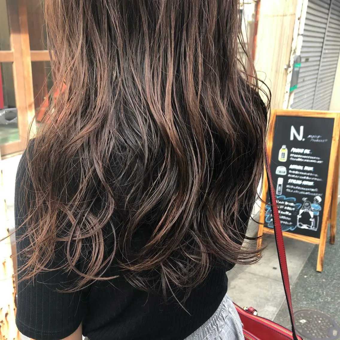 ロング パーマ レイヤー/ハイトーン 🧸SENAのヘアスタイル