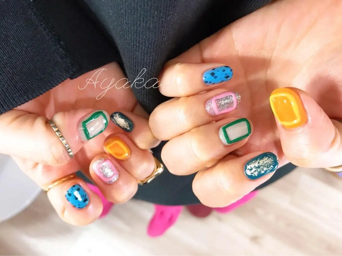 ネイル emunail あやかのネイルデザイン