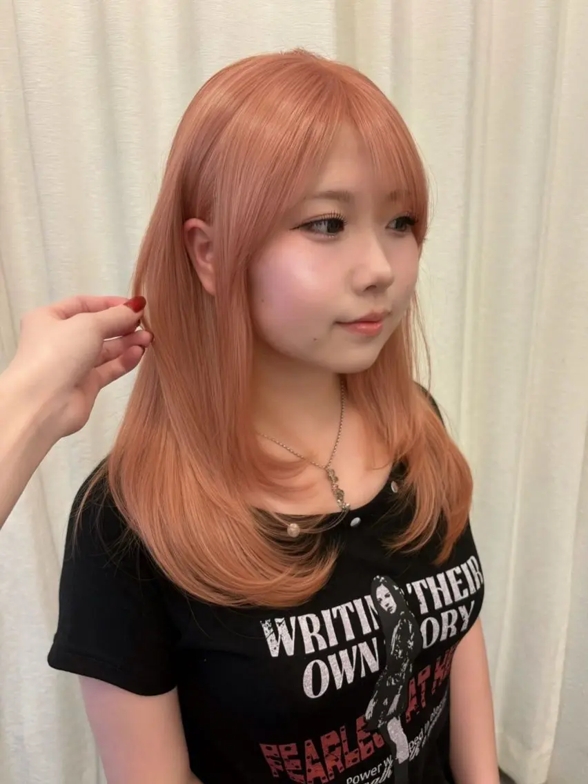 セミロング カラー ヘアカラー 🎀透明感カラー/ 博多美容室ゆうあ🎀のヘアスタイル