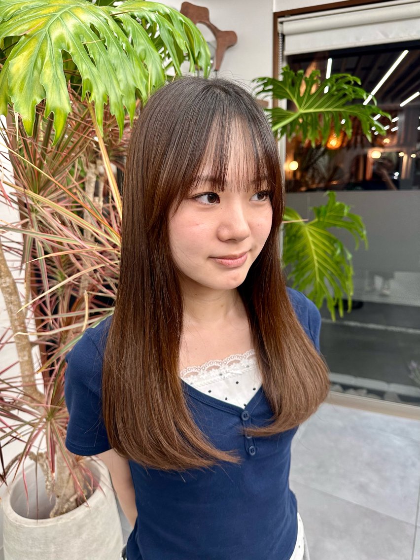ロング カット トリートメント 恩田 遼のヘアスタイル