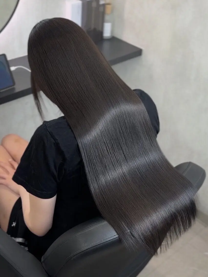 セミロング カラー 髪質改善 カット ヘアカラー トリートメント 【特大SALE✨】 💚モエリ💚のヘアスタイル