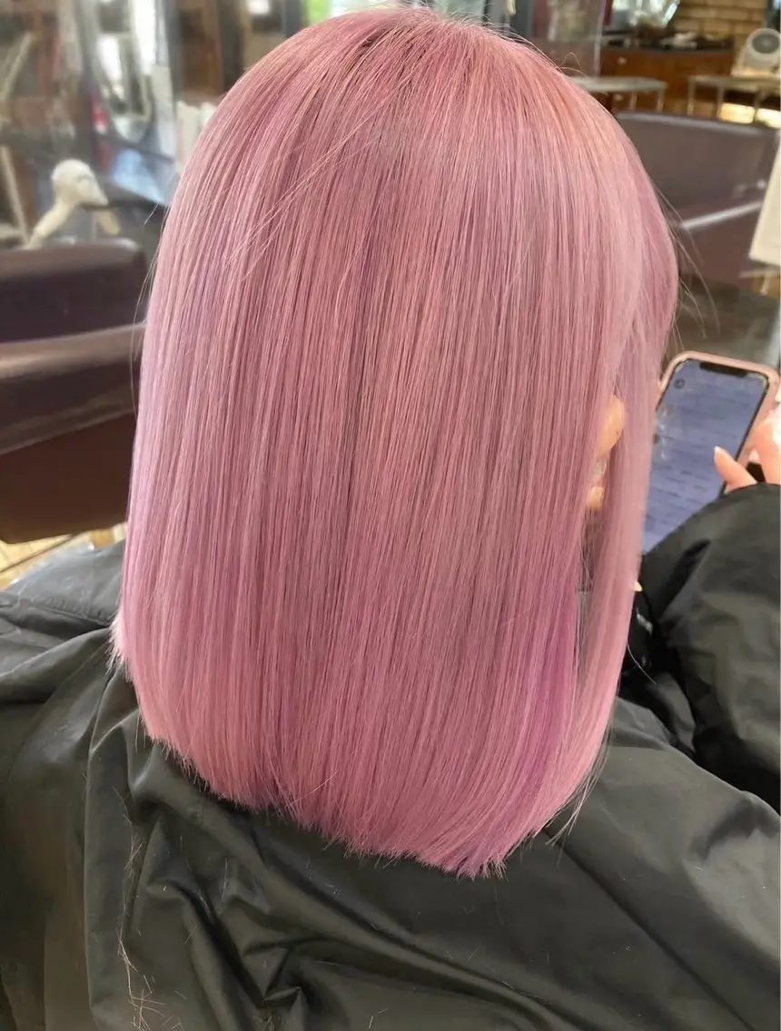 カラー 野崎 仁那のヘアスタイル