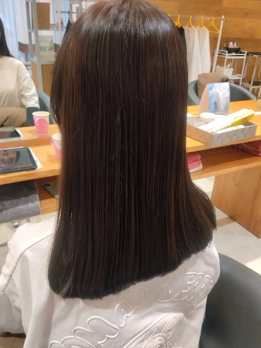 ロング カット ヘアカラー 合田 美空のヘアスタイル