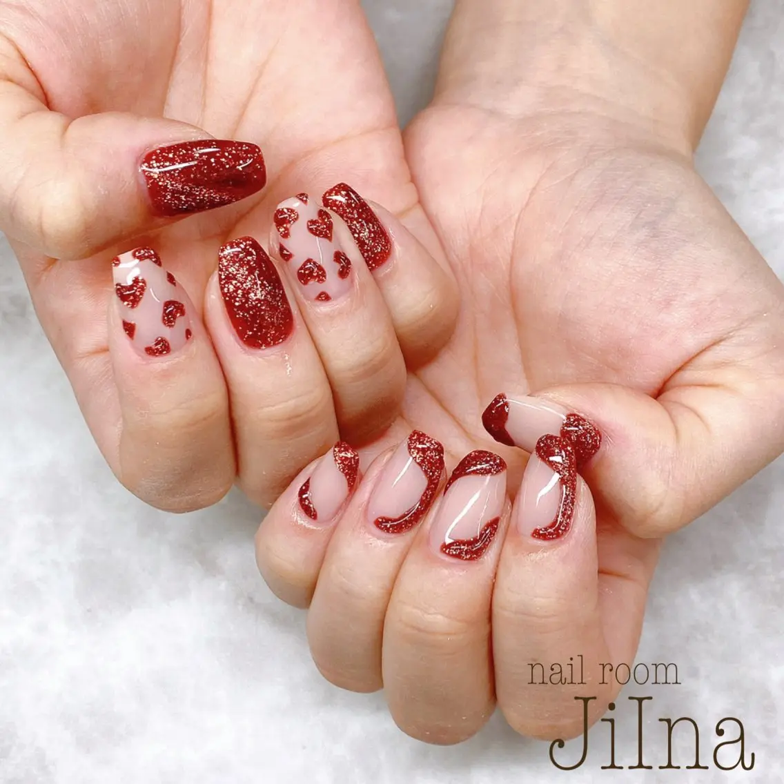 ネイル 持ち込み JiIna nailのネイルデザイン