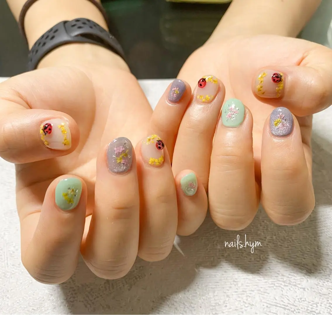 ネイル 持ち込み nails. hymのネイルデザイン