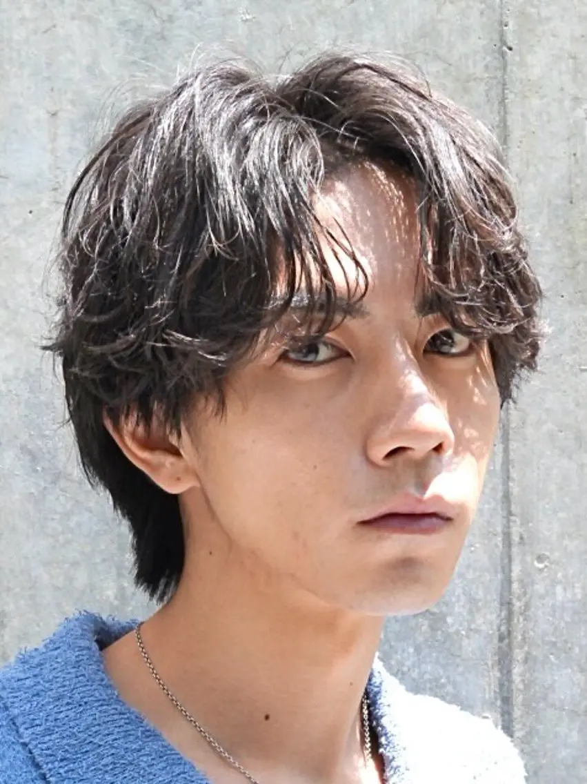 メンズ フェザーパーマ マッシュ メンズパーマ 学生（メンズ向け） メンズツイストパーマ fifth/メンズ ボブ特化/カズのヘアスタイル