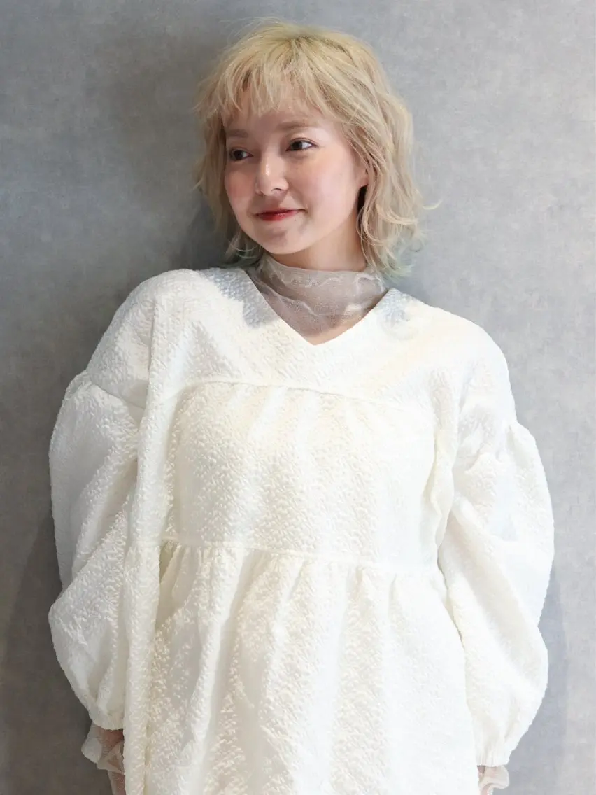 ショート カラー 前中|頭眠ヘッドスパ 自律神経を整える人のヘアスタイル