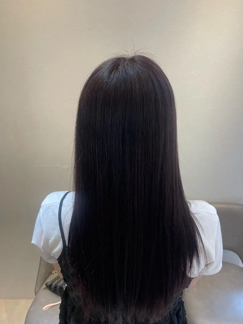 ロング カラー 透明感カラー ラベンダーカラー ラベンダーピンク ピンクカラー ヘアカラー 藤本遙/メンズカット /カラー🌟のヘアスタイル
