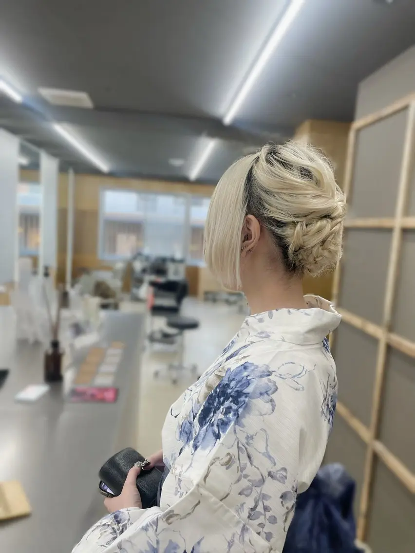 【浴衣の季節】【結婚式】🎀ヘアセット🎀の写真