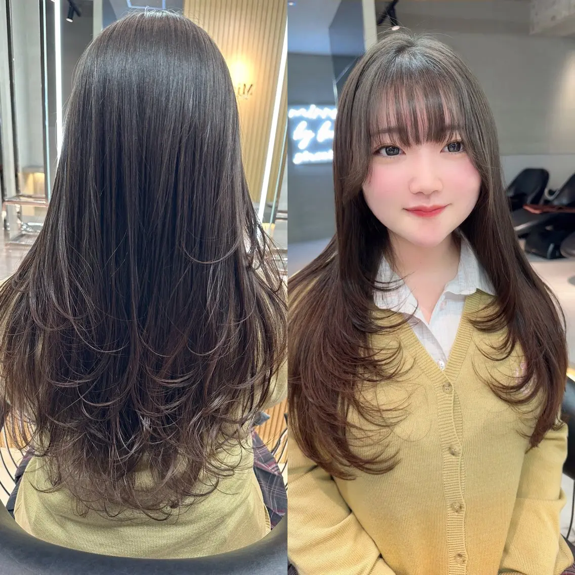 ロング カット トリートメント ✨髪質改善特化✨副 店長椎葉信乃介のヘアスタイル