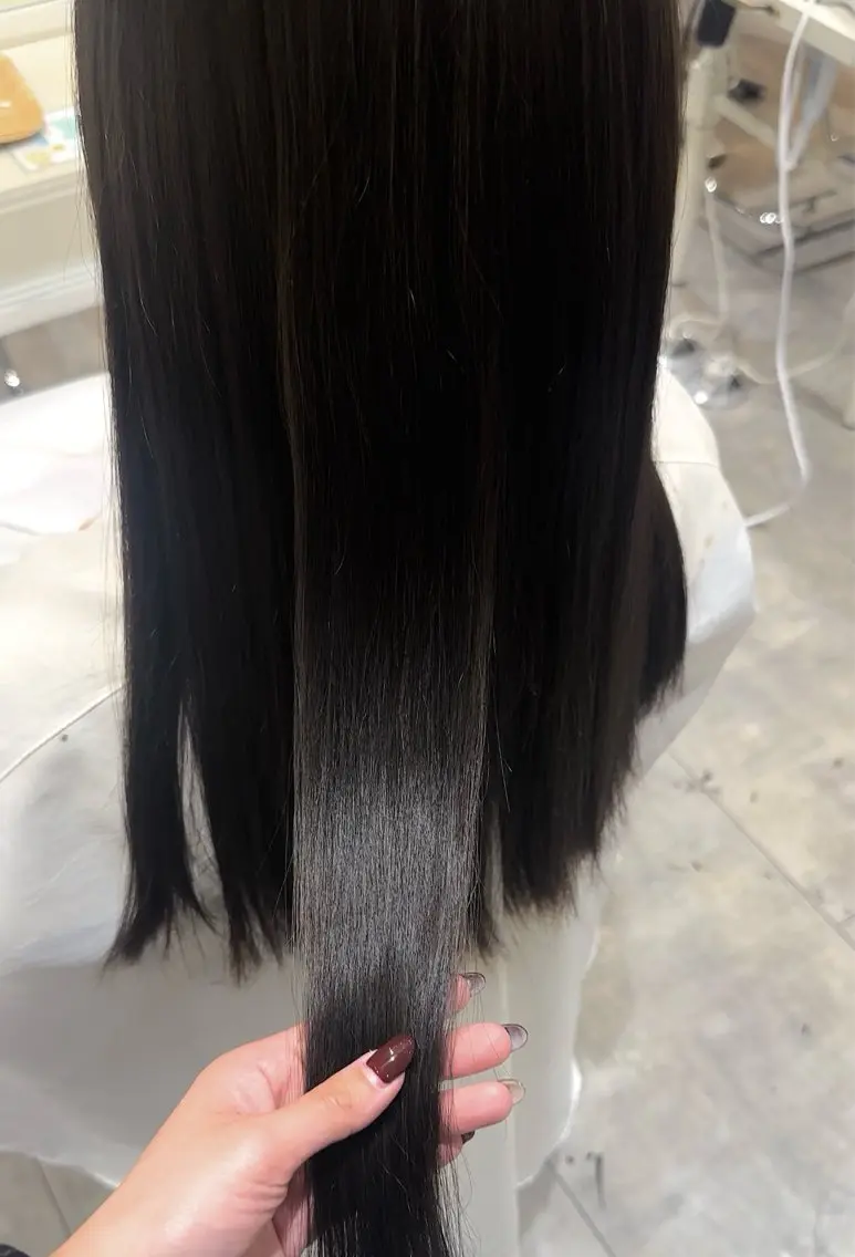 〖カット&ヘアカラー〗×Aujua髪質改善トリートメント×生コラーゲン20minスパ𓂃 𓈒𓏸の写真