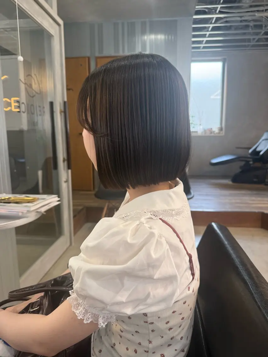 ミディアム カット ♡noa/ボブ ナチュラルカラー♡のヘアスタイル