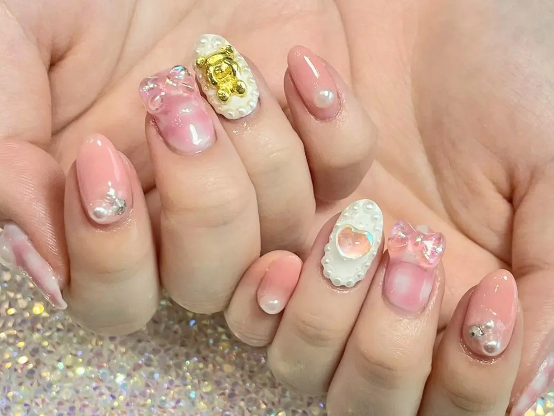 ネイル ハンドネイル Menail心斎橋 本店/runa☆のネイルデザイン