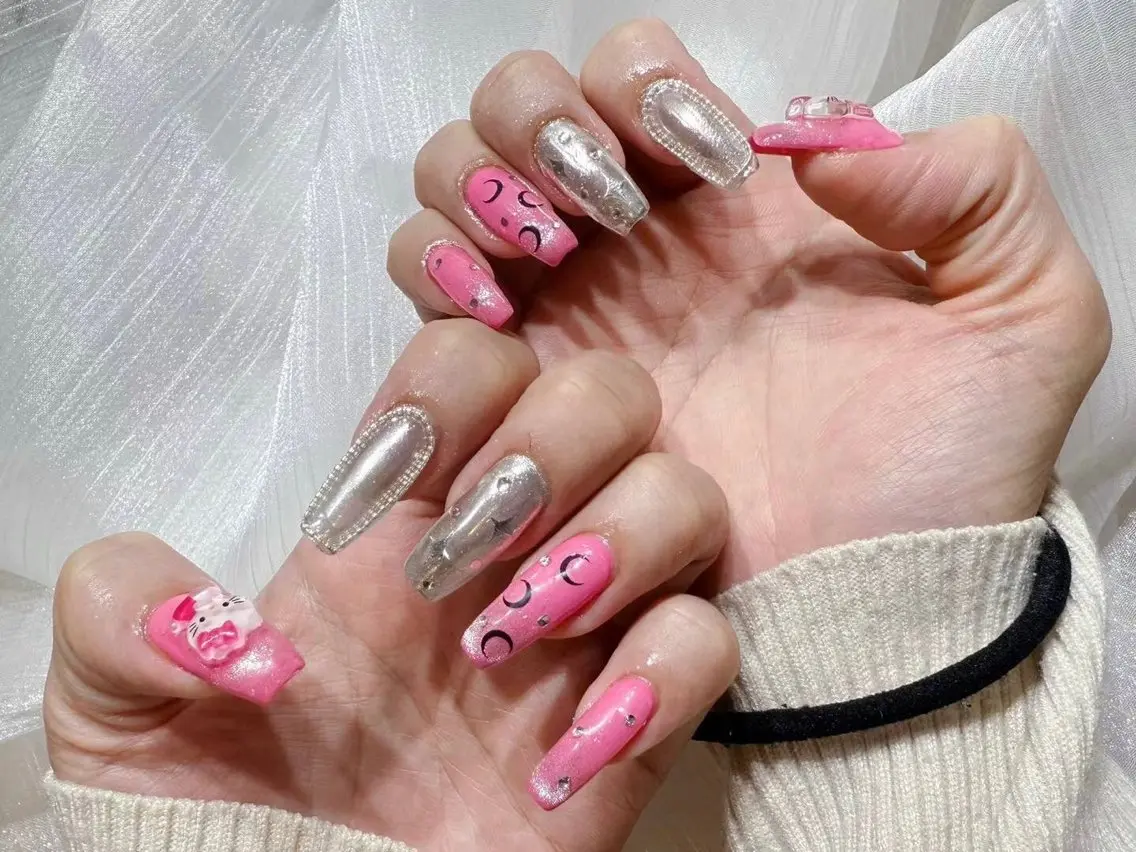 ネイル アートネイル フラワーネイル フットネイル ジェルネイル マグネットネイル babarla Nailのネイルデザイン
