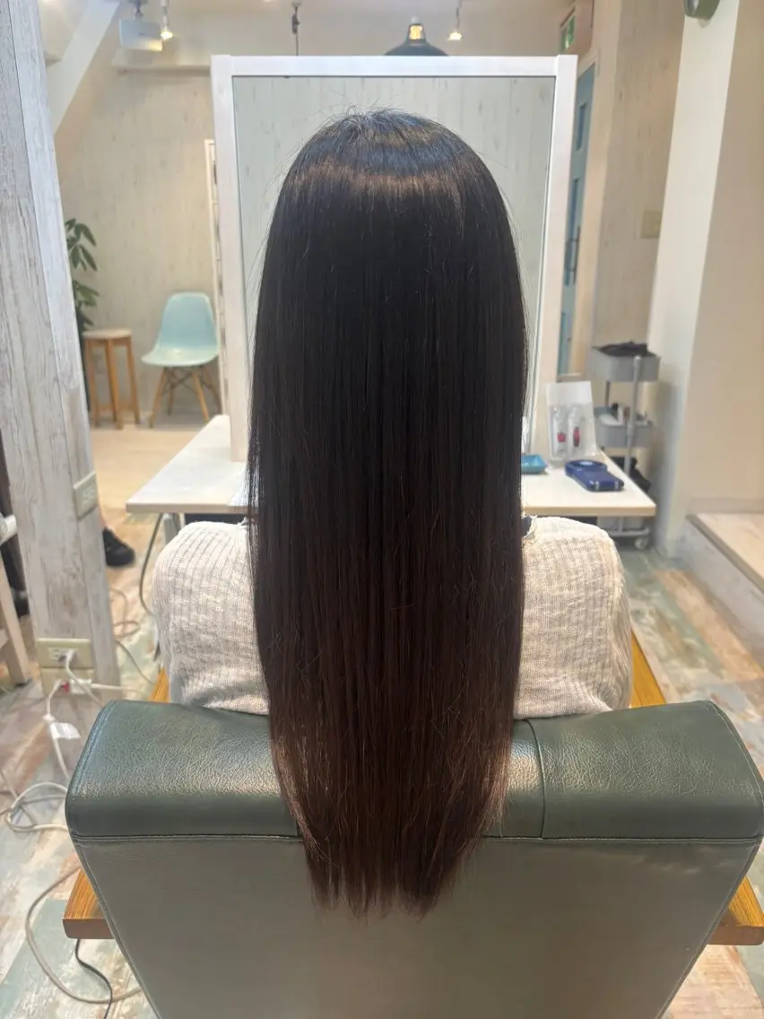 ロング ヘアカラー 坂井まりん HALE ハレ銀座のヘアスタイル