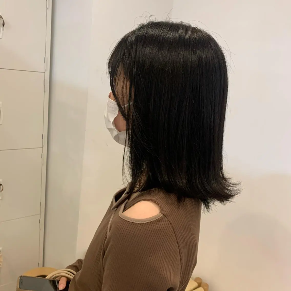 カラー ブラウンカラー ボブ/レイヤー ナカミネアキナのヘアスタイル