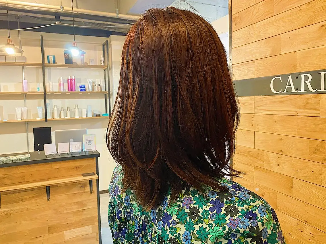 ミディアム レイヤーカット CARICIA🌱 masaeのヘアスタイル